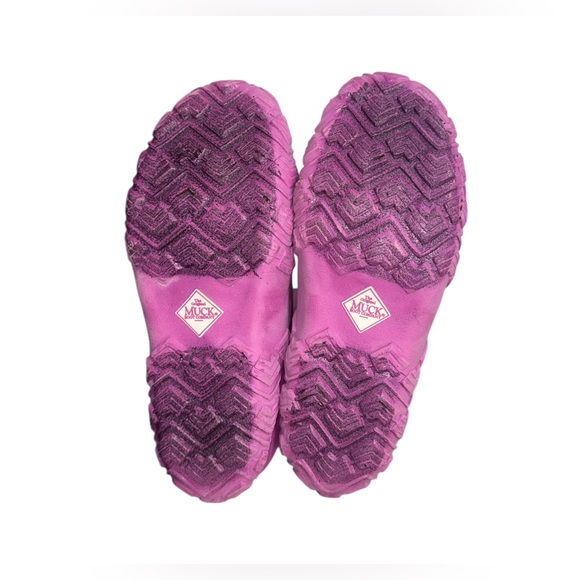 NEW NWT MUCK Forager pink BOOTS youth girls waterproof shoes size 5 - Picture 12 of 12